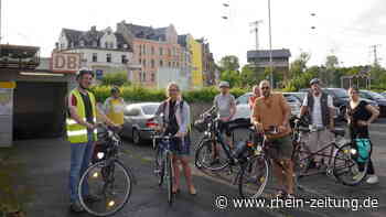 Grüne auf Radtour durch Koblenz: Wo bieten sich Mobilitätsstationen an? - Rhein-Zeitung