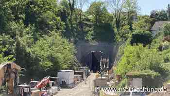 Nach Erdrutsch im Horchheimer Tunnel: Sicherung wird verschärft - Rhein-Zeitung