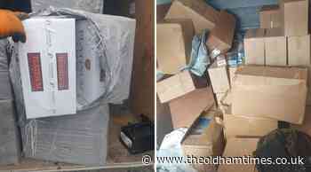 Counterfeit cigarettes seized from vehicle in Oldham - The Oldham Times