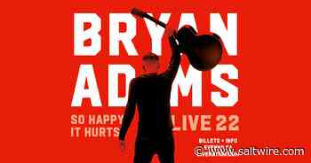 Bryan Adams' So Happy It Hurts tour heading to Cape Breton Sept. 2 - Saltwire