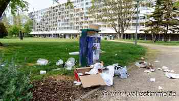 Warum neue Papierkörbe mit Werbung in Magdeburg verboten sind - Volksstimme