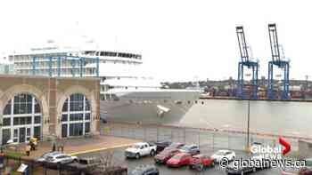 Saint John welcomes first cruise since COVID hit | Watch News Videos Online - Global News
