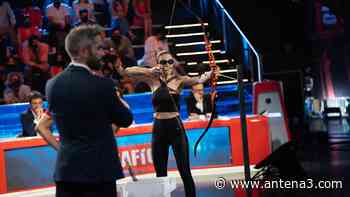 La guerrera Raquel Sánchez Silva pone el alma en el Tiro con arco a ciegas en ‘El Desafío’ - Antena 3