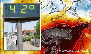 Europe weather: 'Most intense heat for 20 years' to cook continent in scorching 42C blast - Express