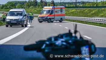 Unfall auf B29 bei Essingen: Motorradfahrer leicht verletzt - Schwäbische Post