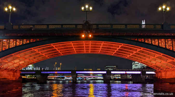 River Thames bridges to have a Platinum Jubilee light show