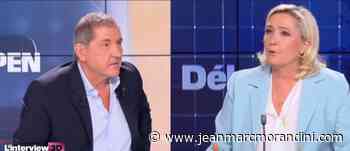 Accrochage hier soir en Marine Le Pen et Yves Calvi, alors que le journaliste lui reproche son "manque de f... - Le Blog de Jean-Marc Morandini