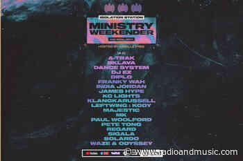 Ministry of Sound lock in Diplo, DJ EZ, Solardo & more for first ever 'Ministry Weekender' live stream - RadioandMusic.com