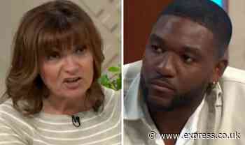 Lorraine warns Emmerdale guest ‘behave yourself’ after appearance comment - Express