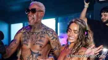 "Dennis Rodman goes shirtless with Sommer Ray as she makes her DJ debut!": The Bulls Legend and Steve Aoki... - The Sportsrush