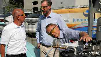 Oberflächenreinigung mit Wasser-Eisstrahl statt mit Sand: Neues Verfahren in Jena entwickelt - Ostthüringer Zeitung