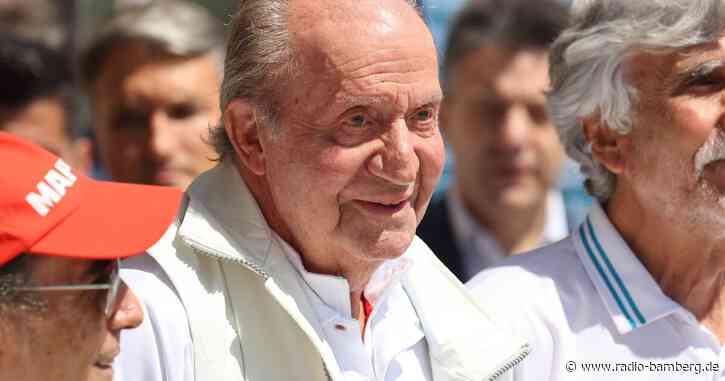 Spaniens 84-jähriger Altkönig in bester Laune