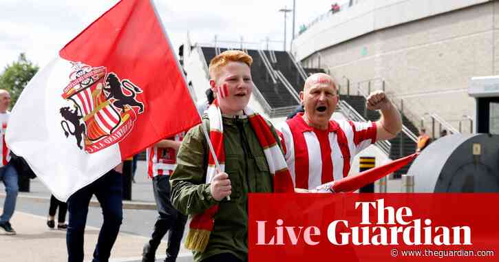 Sunderland v Wycombe: League One playoff final – live!