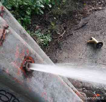 Saronno, calcio al rubinetto della fontanella… la Prociv rimedia in tempo record - ilSaronno