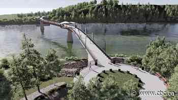 New Edmonton-Strathcona County pedestrian bridge poised to join list of iconic landmarks