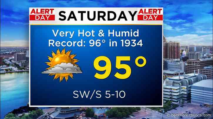 ALERT DAY: Extreme Heat & Humidity Creating Potentially Dangerous Conditions