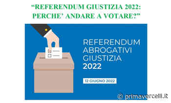 A Tronzano una serata informativa sul Referendum giustizia 2022 - Prima Vercelli