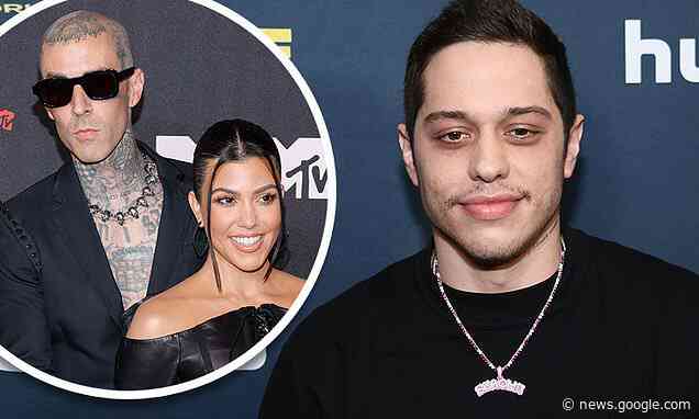 Kim Kardashian's beau Pete Davidson will 'miss out' on her sister Kourtney's Italian wedding - Daily Mail