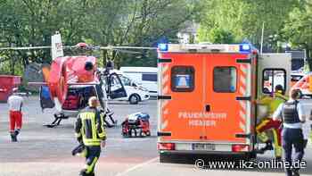 Hemer: Hubschrauber landet nach Betriebsunfall in Ihmert - IKZ News