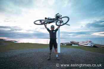 Veteran amputee completes 2000km charity cycle across the UK - Ealing Times
