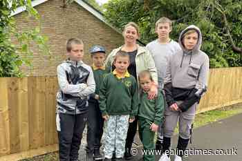 Ukrainian mother and six sons given keys to their new home - Ealing Times