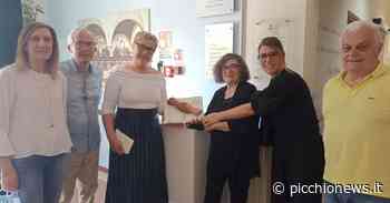 Tolentino, una scultura donata alla casa di riposo "Porcelli" - Picchio News