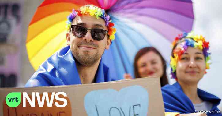 Meer dan 120.000 mensen op Belgian Pride in Brussel: "We moesten weer naar buiten, we moesten weer zichtbaar zijn" - VRT NWS