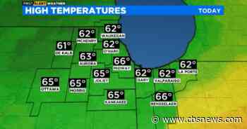 Chicago First Alert Weather: Cooler temps, showers through the day - CBS News