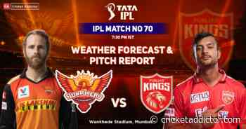 Sunrisers Hyderabad vs Punjab Kings Weather Forecast And Pitch Report, IPL 2022, Match 70, SRH vs PBKS - Cricket Addictor