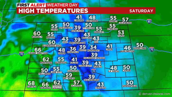 Colorado Weather: Attention Turns To Widespread Freeze Saturday Night As Storm Departs