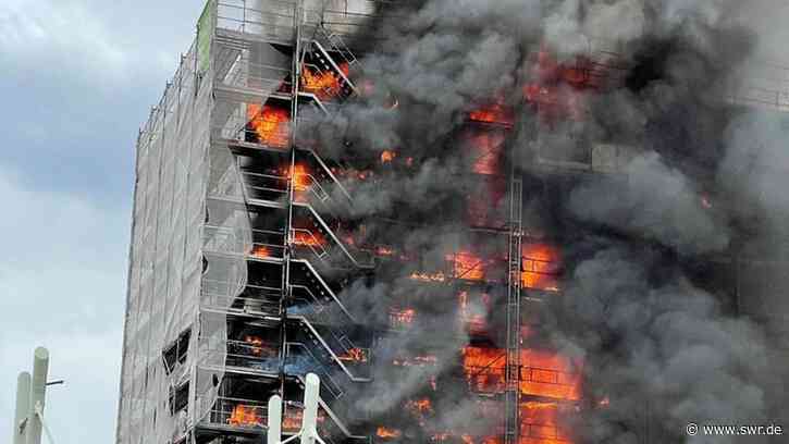 Heidelberg: Feuerwehr-Großeinsatz bei Brand in Bahnstadt - SWR Aktuell