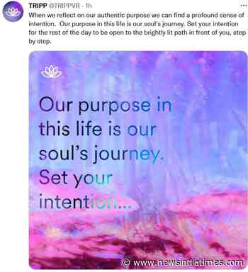 Virtual reality meditation: Awe, avatars and psychedelic designs - newsindiatimes.com