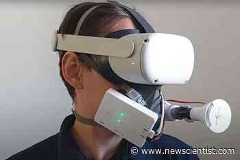 Virtual reality mask adds realism by making it harder to breathe - New Scientist