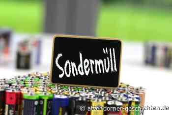 Schadstoffe richtig entsorgen • Attendorner Geschichten - Attendorn News - Attendorner Geschichten