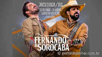 Jacutinga (MG) tem show gratuito de Fernando & Sorocaba neste sábado - Portal de Pinhal