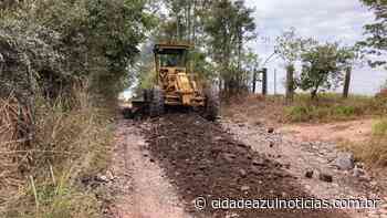 Prefeitura faz manutenção nas estradas Jacutinga e Boa Vista - Cidade Azul Notícias