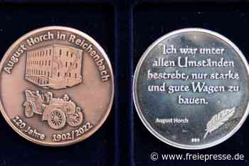 Gedenkmedaille erinnert an Automobilbau-Pionier August Horch in Reichenbach - freiepresse.de