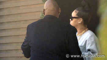 Rihanna seen for the first time since giving birth to baby boy