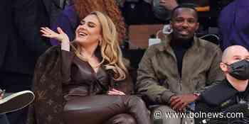 Adele appears to be having the time of her life with lover Rich Paul at a sports event: photos - BOL News