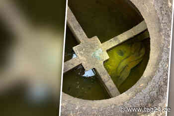 Skurriler Polizeieinsatz: Was steckt da im Abgrund fest? - TAG24