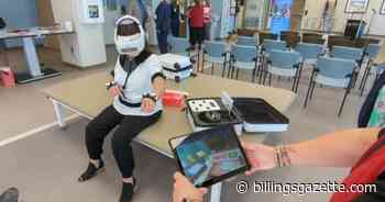 Watch Laurie Brown try VR technology for physical rehabilitation therapy at the Rehabilitation Hospital of Montana - Billings Gazette