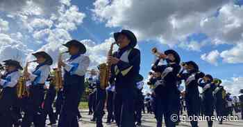 ‘This is really big’: Calgary marching bands merge to march at High River parade - Global News