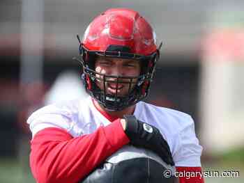 Bryce Bell's progress helping depth of Stampeders offensive line - Calgary Sun