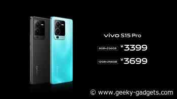 Vivo S15 and S15 Pro smartphones unveiled