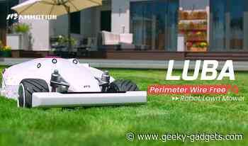 Luba robot lawnmower requires no boundary wire