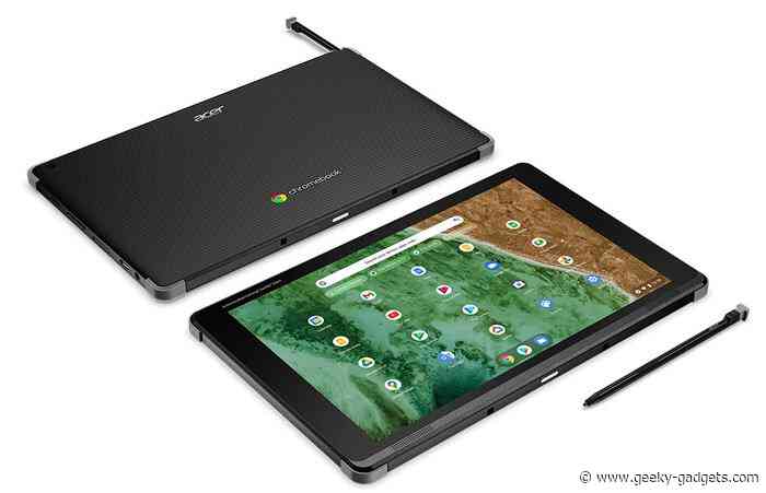 New Acer Chromebook tablet and convertible laptop with optional LTE