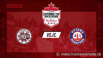 Hockey Canada - 2022 Centennial Cup: SJHL vs. CCHL (Preliminary) - Hockey Canada