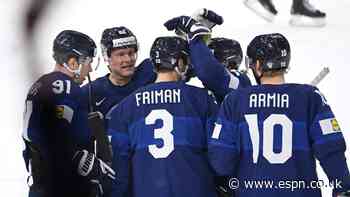 Finland dominates Britain; Germany tops Italy at hockey worlds - ESPN.co.uk