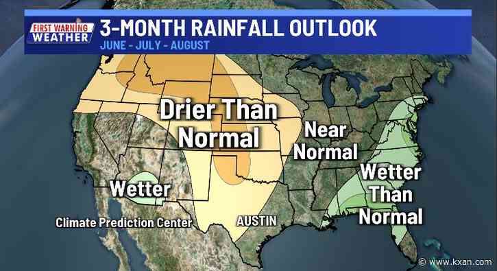 NOAA releases summer forecast: What to expect in Central Texas