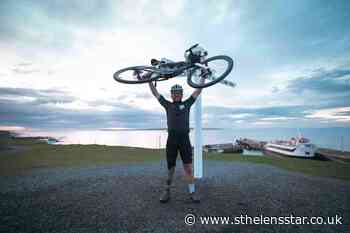 Veteran amputee completes 2000km charity cycle across the UK - St Helens Star
